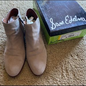 Sam Edelman Tan Booties